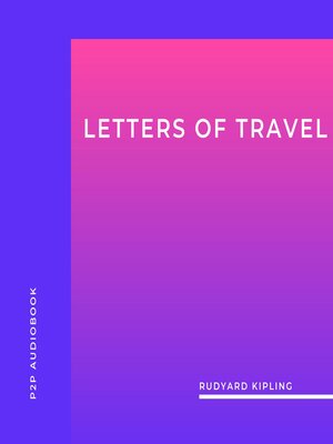 cover image of Letters of Travel (Unabridged)